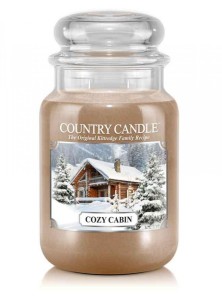 Duża świeca zapachowa Cozy Cabin Country Candle